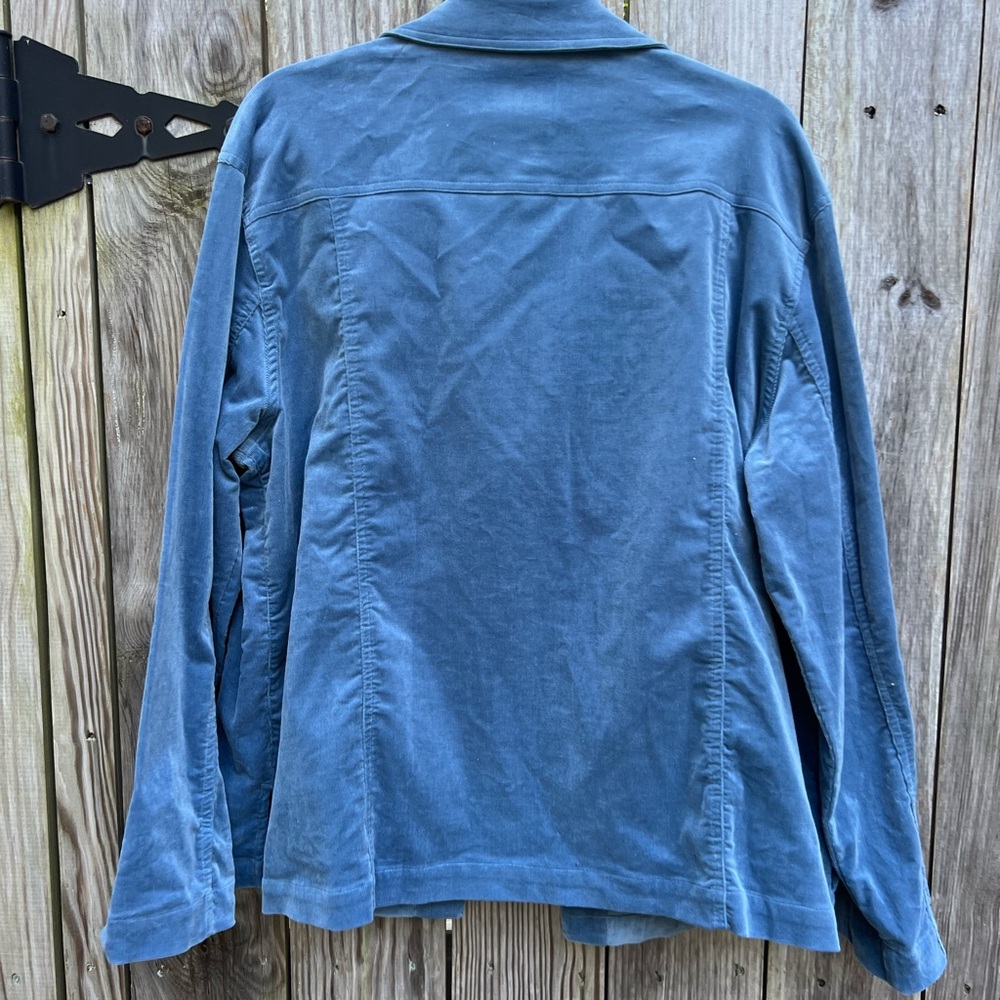 DRAPER’S & DAMONS Blue Corduroy Button Down Women’s Jacket XL NWT NEW - Picture 10 of 11